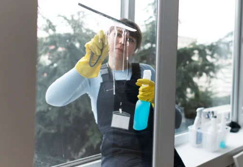 Nettoyage de vitres intérieures et extérieures à Largeasse